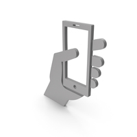 Cell Phone Grey Icon PNG & PSD Images