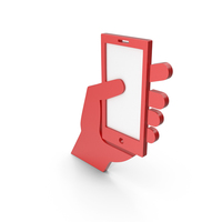 Cell Phone Red Icon PNG & PSD Images