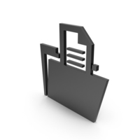 Folder Black Symbol PNG & PSD Images