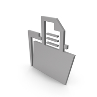 Folder Grey Symbol PNG & PSD Images
