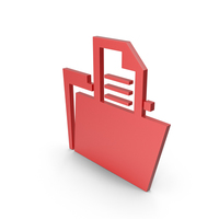 Folder Red Symbol PNG & PSD Images