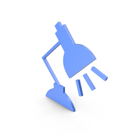 Lamp Blue Icon PNG & PSD Images