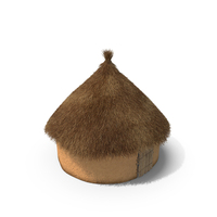 African Round Clay House Fur PNG & PSD Images