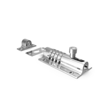 Combi Bolt Door Lock Chrome PNG & PSD Images