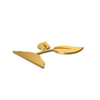 Gold Symbol Plant PNG & PSD Images