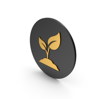 Plant Gold Icon PNG & PSD Images