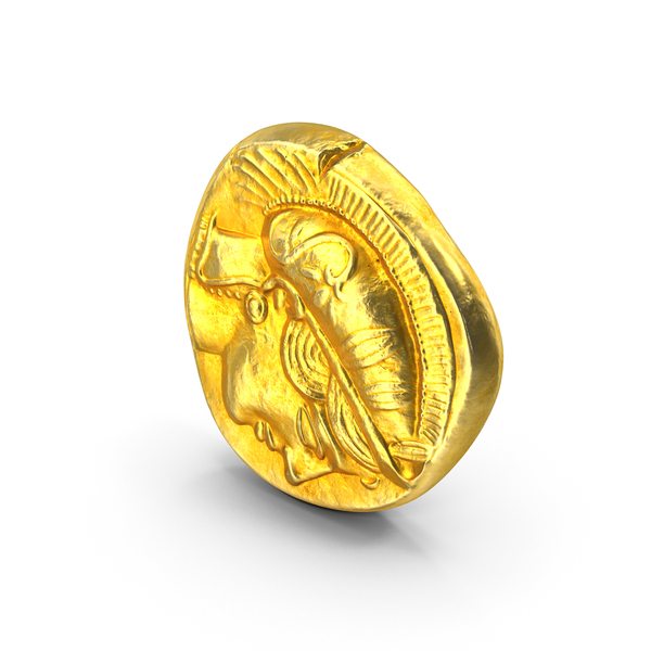 Gold Ancient Coin PNG & PSD Images