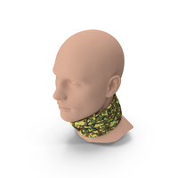Multi Functional Neck Gaiter Camouflage PNG & PSD Images