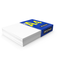 White A4 Paper Pack Opened PNG & PSD Images