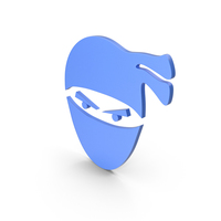 Ninja Blue Icon PNG & PSD Images