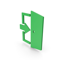 Symbol Exit Green PNG & PSD Images