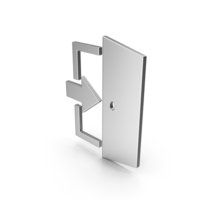 Symbol Exit Silver PNG & PSD Images