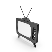 Television Black Icon PNG & PSD Images
