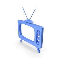 Television Blue Icon PNG & PSD Images