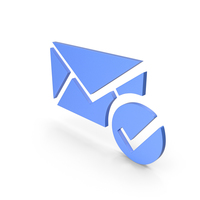 Email Blue Icon PNG & PSD Images