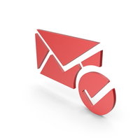 Email Red Icon PNG & PSD Images