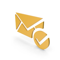 Email Yellow Icon PNG & PSD Images
