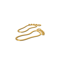 Gold Symbol Footprint PNG & PSD Images