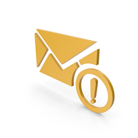 Email Yellow Icon PNG & PSD Images