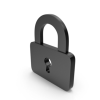 Padlock Black Icon PNG & PSD Images