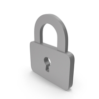 Padlock Grey Icon PNG & PSD Images