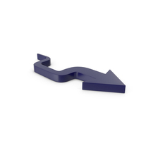 Arrow Dark Blue PNG & PSD Images