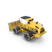 Bomag BC 473 RB5 Refuse Compactor Dusty PNG & PSD Images