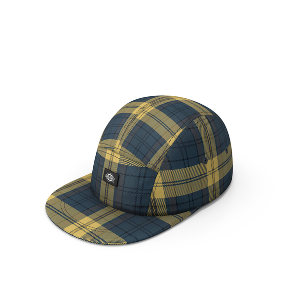 Dickies Hornbeck Check 5 Panel Cap PNG 
