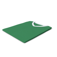 Male V Neck Folded White and Green PNG & PSD Images