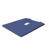 Male V Neck Folded With Tag Dark Blue PNG & PSD Images
