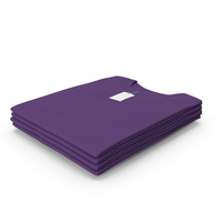 Male V Neck Folded Stacked With Tag Purple PNG & PSD Images