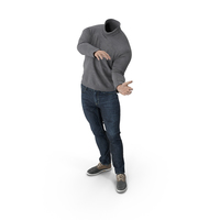Outfit Holding in Hands Pose PNG & PSD Images