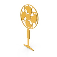 Fan Yellow Icon PNG & PSD Images
