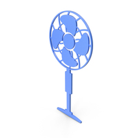 Fan Blue Icon PNG & PSD Images
