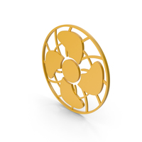 Fan Yellow Icon PNG & PSD Images