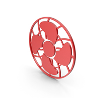 Fan Red Icon PNG & PSD Images