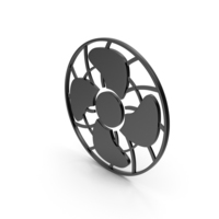Fan Black Icon PNG & PSD Images