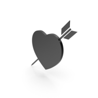 Heart Black Icon PNG & PSD Images