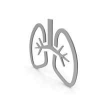 Lungs Grey Icon PNG & PSD Images