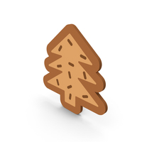 Christmas Tree Cookie Icon PNG & PSD Images