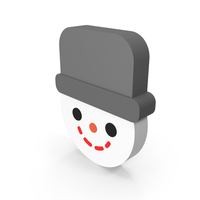 Snowman Head Icon PNG & PSD Images