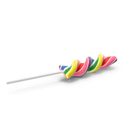Rainbow Twist Lollipop PNG & PSD Images