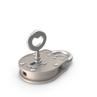 Bronze and Silver Padlock PNG & PSD Images
