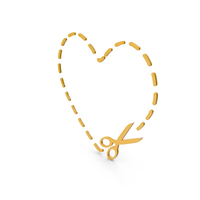 Heart Yellow Icon PNG & PSD Images