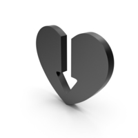 Heart Black Icon PNG & PSD Images