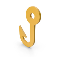 Hook Yellow Icon PNG & PSD Images