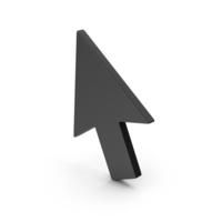 Symbol Cursor Arrow Black PNG & PSD Images