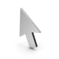 Symbol Cursor Arrow Silver PNG & PSD Images