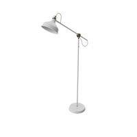 Ranarp Floor Reading Lamp White PNG & PSD Images