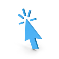 Symbol Click Blue PNG & PSD Images